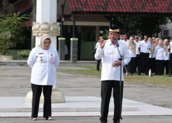 Bupati dan Wabup Pimpin Apel Sekaligus Halal Bihalal bersama ASN Pemkab Tangerang