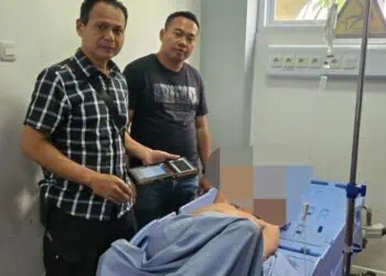 Seorang Pria di Sindangsono Diamuk Massa, Diduga Hendak Mencuri