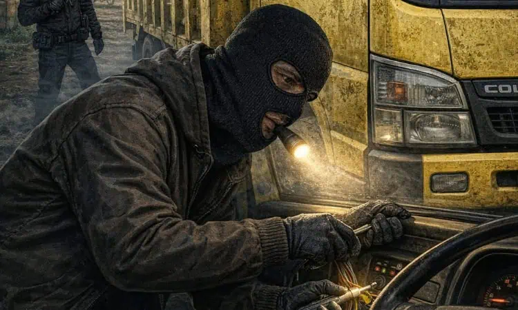 Residivis Pelaku Pencurian Truk Colt Diesel Ditangkap Aparat Polsek Benda
