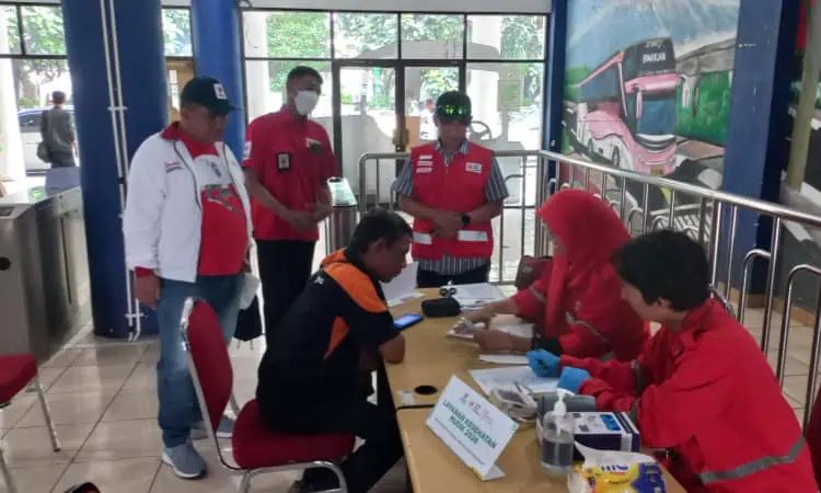 PMI–Baznas Kota Tangerang Sediakan Cek Kesehatan Gratis untuk Pemudik