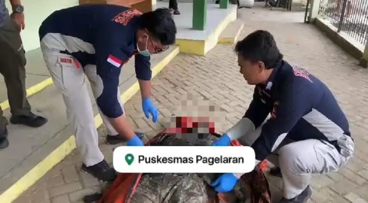 Sesosok Mayat Tergeletak di Pesisir Pantai Pagelaran Pandeglang, Polisi Dalami Penyebabnya