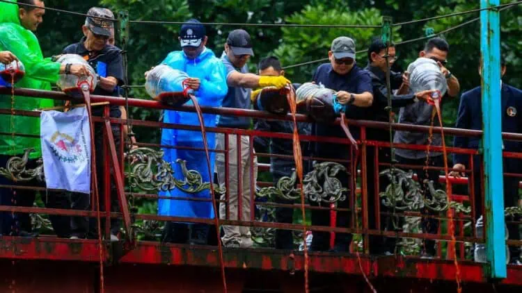 Sempat Tercemar Zat Kimia, Kondisi Kali Jaletreng Tangsel Membaik