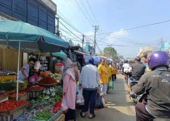 Satpol PP Tangsel Bakal Tertibkan PKL Pasar Serpong