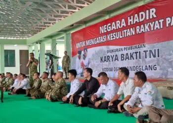TMMD di Cimanggu Pandeglang, Kaster TNI: Kita Akan Membuka Jalan 18 Km Lebih