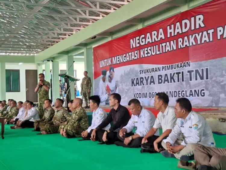 TMMD di Cimanggu Pandeglang, Kaster TNI: Kita Akan Membuka Jalan 18 Km Lebih