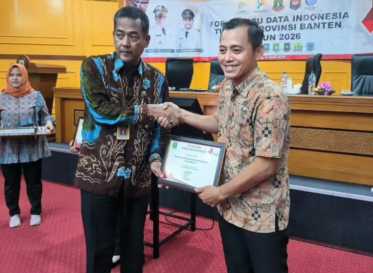 Sajikan Data Terbaik, BPKAD Banten Raih Penghargaan SDI