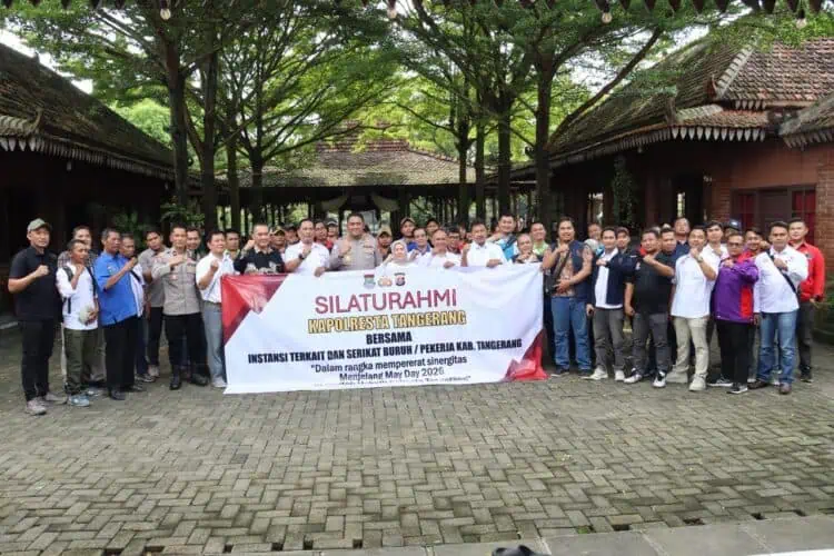 Kapolresta Tangerang Ngopi Bareng Buruh, Perkuat Sinergi Jelang May Day 2026