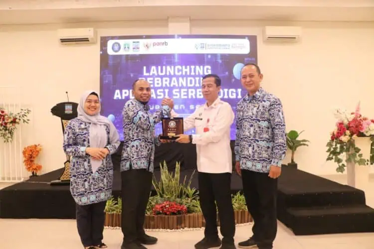 Kegiatan launching aplikasi Serba Digi Pemkab Serang, Kamis (16/4/2026). (ISTIMEWA)
