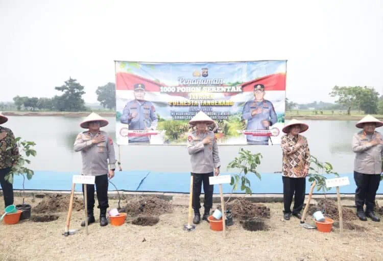 Tanam 1.000 Pohon Rambutan, Polda Banten Dorong Gerakan Lingkungan di Kabupaten Tangerang