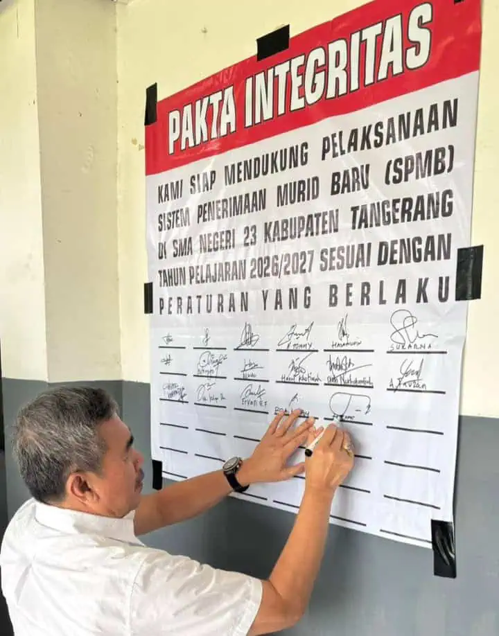 Sosialisasi SPMB 2026, SMAN 23 Kabupaten Tangerang Pastikan Transparan Tanpa Titipan Sosialisasi SPMB 2026, SMAN 23 Kabupaten Tangerang Pastikan Transparan Tanpa Titipan