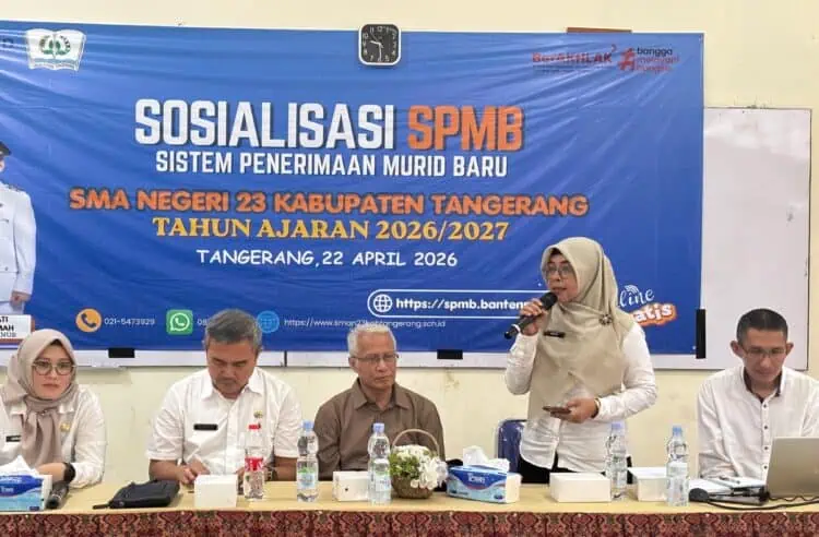 Sosialisasi SPMB 2026, SMAN 23 Kabupaten Tangerang Pastikan Transparan Tanpa Titipan