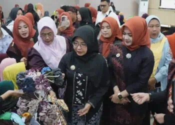 Rapat Koordinasi Gabungan Organisasi Wanita (GOW) Kabupaten Pandeglang, di Oproom Sekretariat Daerah (Setda), Jumat (24/4/2026). (ISTIMEWA)