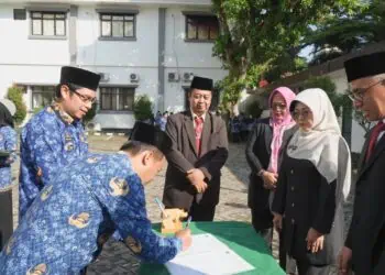16 Camat dan 2 Kepala Bagian di Lingkungan Setda Pandeglang Gelar Sertijab Serentak