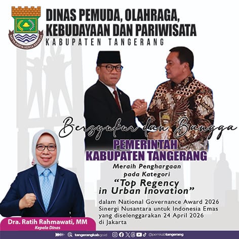 Kabupaten Tangerang Meraih Penghargaan Top Regency In Urban inovation (Dra. Ratih Rahmawati, MM)
