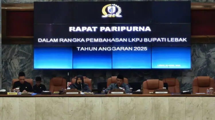 Melalui LKPJ 2025, DPRD dan Pemkab Lebak Perkuat Sinergi Pembangunan Daerah