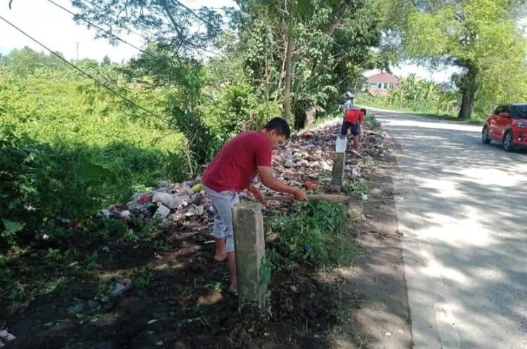 Sampah Liar Menumpuk di Jalan Soetami Lebak