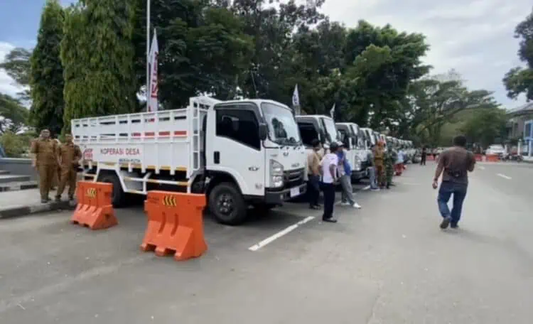 Kabupaten Lebak Terima 34 Unit Truk untuk Koperasi Desa Merah Putih