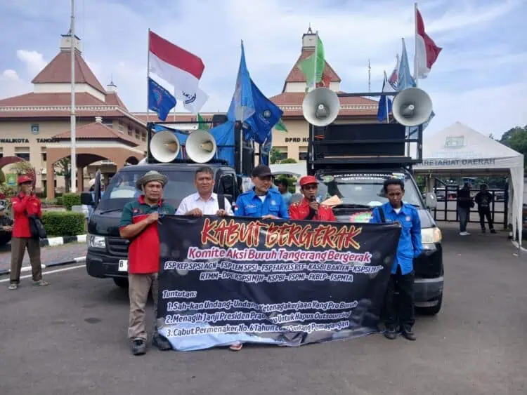 Jelang May Day, Buruh Tangerang Serukan Hapus Outsourcing