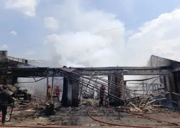 Sempat Terjadi Ledakan Dalam kebakaran Bengkel Motor di Pamulang