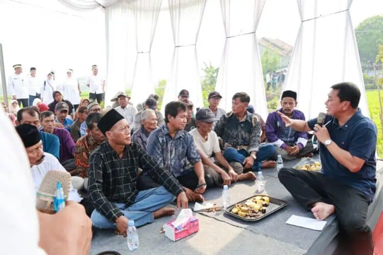 Ngeriung Bareng Masyarakat Sepatan, Bupati Tangerang Beberkan Program Pertanian