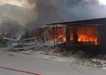 4 Kios di Cibodas Tangerang Ludes Terbakar, Kerugian Hingga Rp 1 Miliar