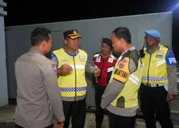 Kapolresta Tangerang Kombes Pol Andi Muhammad Indra Waspada Amirullah, memimpin langsung rangkaian pengamanan peringatan Hari Buruh Internasional (May Day) secara maraton, dari Kamis (30/4/2026) sore hingga Jumat (1/5/2026) pagi. (ISTIMEWA)