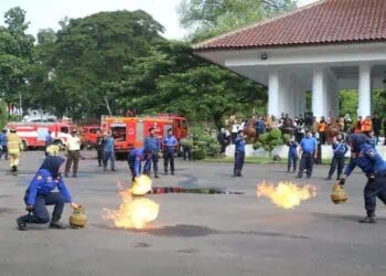 Peringati HUT Ke-107 Damkar, Bupati Serang Ajak Tingkatkan Mitigasi Bencana