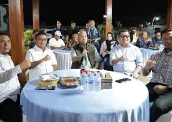 SILATURAHMI : Pengurus PWI Banten silaturahmi bersama unsur Forkopimda Banten. (ISTIMEWA)