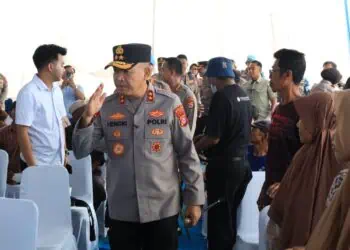 Mudahkan Akses Masyarakat, Polres Cilegon Polda Banten Bangun Jembatan Cidohok