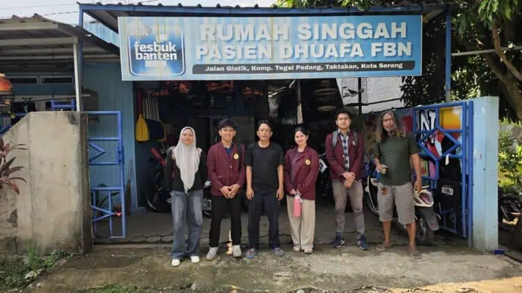 Mahasiswa FISIP Untirta Kunjungi Komunitas Peduli Sungai Banten