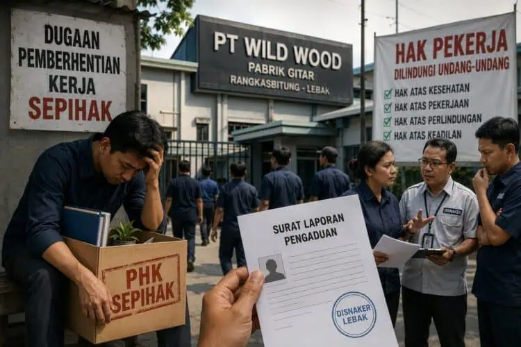 Diduga PHK Karyawan Yang Sakit, PT Wild Wood Disorot Buruh Lebak