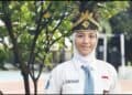 Anis Tasyah, Siswi Kelas X SMAN 14 Kota Tangerang yang dikenal pandai berbahasa Rusia, terpilih sebagai calon anggota Pasukan Pengibar Bendera Pusaka (Paskibraka) Provinsi Banten Tahun 2026. (ISTIMEWA)