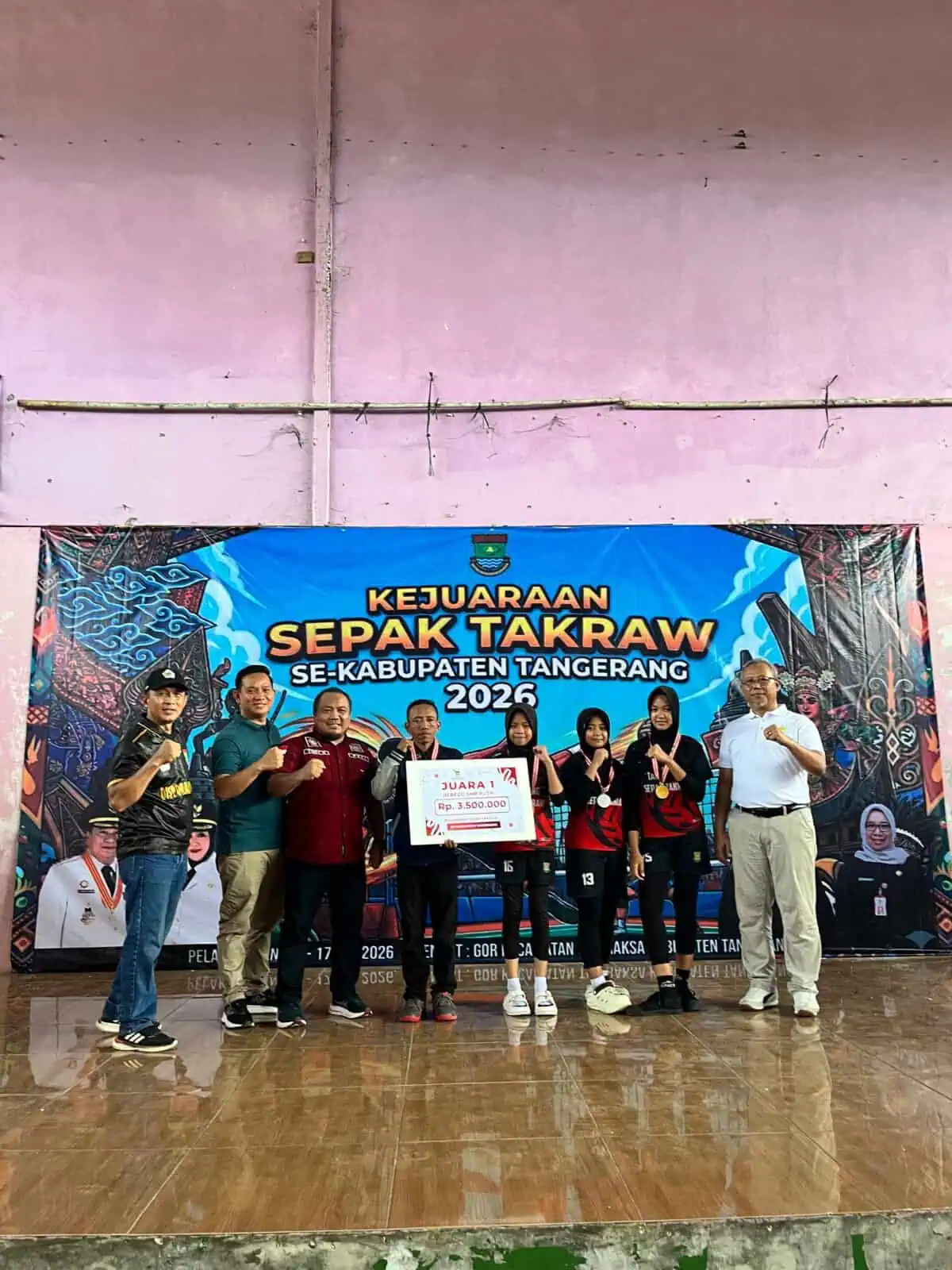 Jaring Atlet Potensial, 177 Pelajar Berkompetisi di Kejuaraan Sepak Takraw Kabupaten Tangerang Jaring Atlet Potensial, 177 Pelajar Berkompetisi di Kejuaraan Sepak Takraw Kabupaten Tangerang