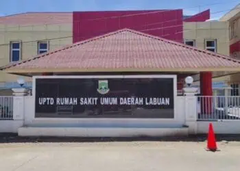 Gedung RSUD Labuan tampak depan. (ISTIMEWA)