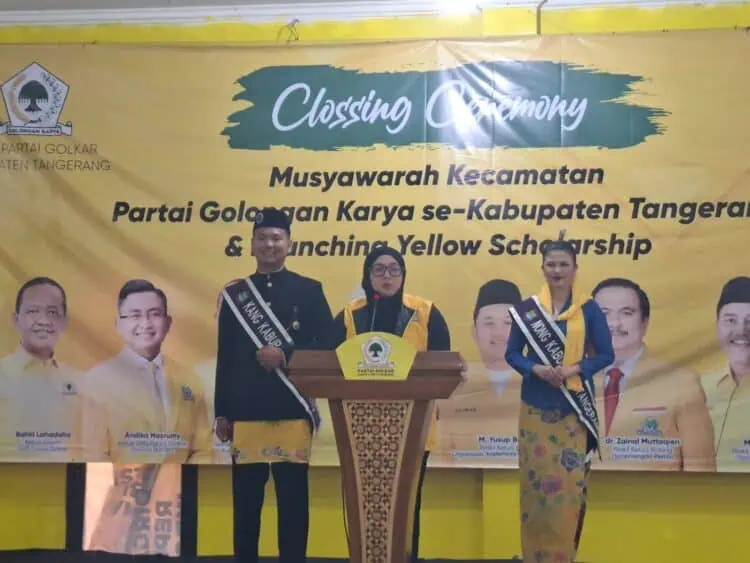 Rampungkan Muscam Lebih Cepat, Intan: Berkat Soliditas Golkar Kabupaten Tangerang