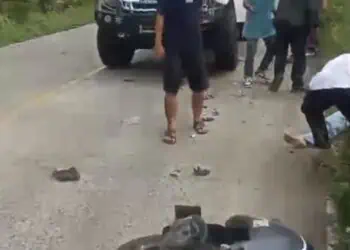 Laka Lantas Maut di Jalan Raya Labuan-Panimbang Pandeglang, Ibu dan Anak Tewas Di TKP