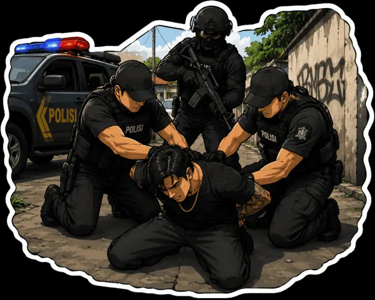 Bacok Pengendara Motor di Tangerang Usai Saling Tatap, Pelaku Dibekuk Polisi