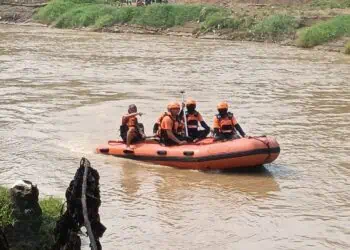 Bocah Korban Terseret Arus Sungai Cisimeut Lebak Belum Ditemukan