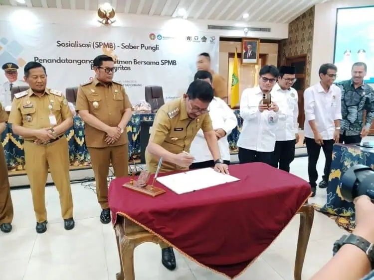 Pemkot Tangerang Deklarasi SMPB 2026/2027 Berintegritas