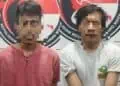 DIAMANKAN - Dua pelaku pengedar dan pengguna narkoba jenis sabu, diamankan ke Mapolresta Serang Kota. (ISTIMEWA)