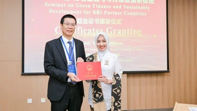 Wakili Indonesia, Pegawai BPKAD Banten Ikuti Pelatihan Green Finance di Tiongkok