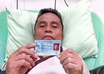 Pasien asal Kabupaten Serang, yang sedang dirawat di RS Kota Bekasi. (ISTIMEWA)