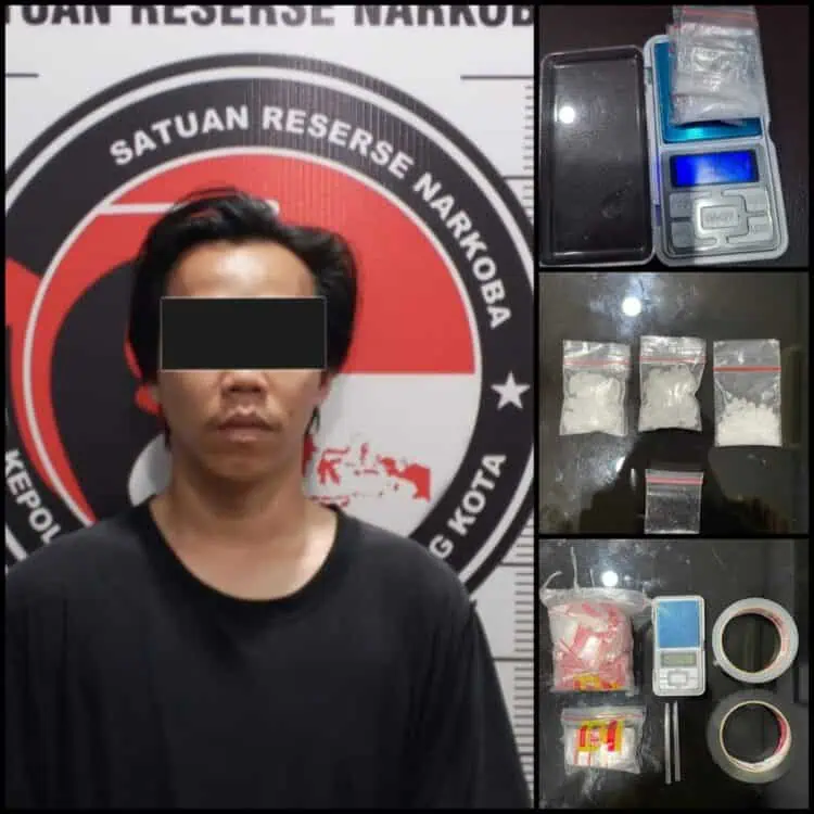 Diduga Edarkan Sabu, Warga Unyur Diamankan Ke Mapolresta Serang Kota