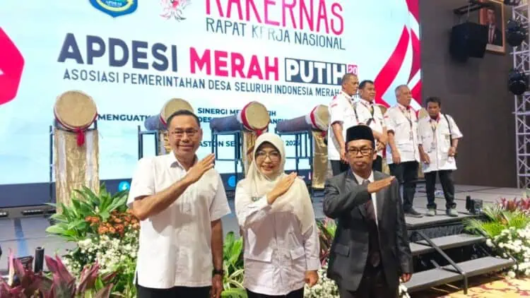 Hadiri Rakernas APDESI Merah Putih 2026, Bupati Dewi Tekankan Peran Strategis Desa