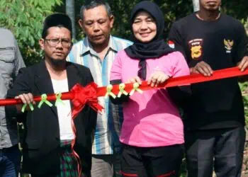 PERESMIAN - Peresmian Jalur Pendakian Ekowisata Gunung Karang “Golden Sunrise Cinyurup” di Kampung Cinyurup, Kelurahan Juhut, Kecamatan Karangtanjung, Kabupaten Pandeglang, Banten, Sabtu (20/6/2026). (ISTIMEWA)