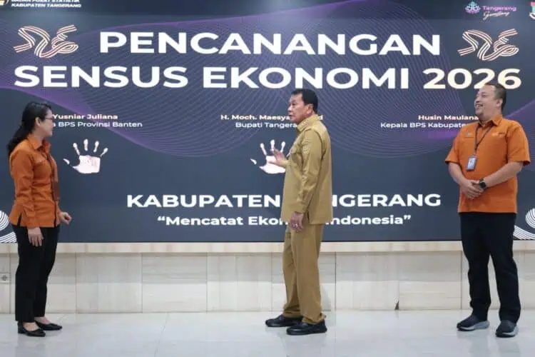 Sensus Ekonomi 2026 Dimulai, BPS Kerahkan 2.400 Petugas di Kabupaten Tangerang
