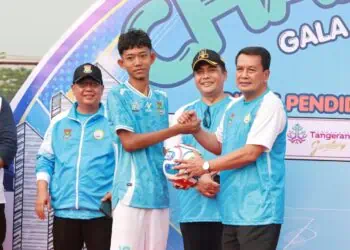 Tutup Gala Siswa Indonesia 2026, Bupati Tangerang Pompa Semangat Talenta Muda Sepak Bola