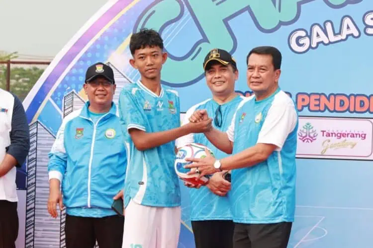 Tutup Gala Siswa Indonesia 2026, Bupati Tangerang Pompa Semangat Talenta Muda Sepak Bola