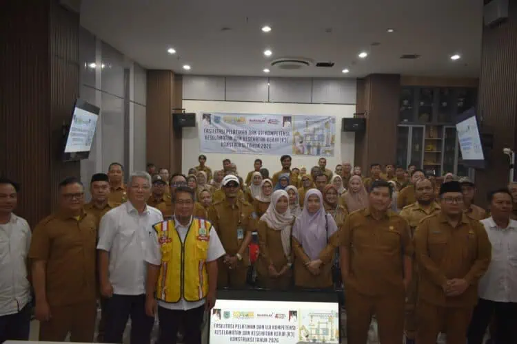 Perkuat Budaya Keselamatan Kerja, SDABMBK Tangsel Gelar Uji Kompetensi K3 Konstruksi