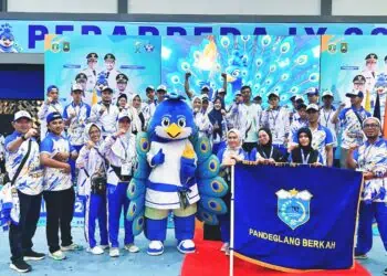 Prestasi Meningkat, Atlet Peparpeda Pandeglang Persembahkan 2 Emas 
